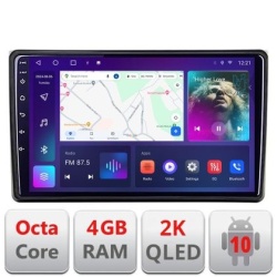 Navigatie Audi A4 B6 C-050 Android Octa Core Ecran 2K QLED GPS 4G 4+32GB 360 KIT-050+EDT-E409-2K KIT-050+EDT-E409-2K