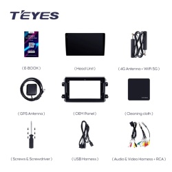 Navigatie Auto Teyes CC3 Fiat Ducato 2022-2023 4+64GB 9" QLED Octa-core 1.8Ghz, Android 4G Bluetooth 5.1 DSP