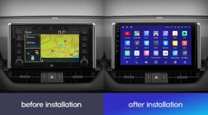 NAVIGATIE AUTO TEYES CC3L TOYOTA RAV4 XA50 2018-2023 4+32GB 9" IPS OCTA-CORE 1.6GHZ, ANDROID 4G BLUETOOTH 5.1 DSP - Img 2