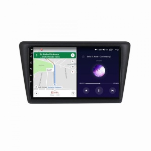 NAVIGATIE CARPAD ANDROID 11 DEDICATA SKODA RAPID 2011 - 2019 ECRAN IPS 9" INTERNET WIFI SIM 4G PROCESOR OCTACORE 4GB RAM 64GB MEMORIE SSD SUNET DSP DVR CARKIT BLUETOOTH CARPLAY ANDROID AUTO COOLER RACIRE MODEL KIT-RAPID+EDT-M500