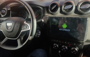 NAVIGATIE CARPAD ANDROID DEDICATA DACIA DUSTER 2022 - 2024 ECRAN QLED 10" SIM 4G OCTACORE 2+32GB SUNET DSP DVR CARKIT BLUETOOTH CARPLAY ANDROID AUTO WIRELESS PRELUARE CAMERE 360 GRADE