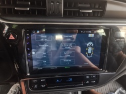 NAVIGATIE CARPAD ANDROID 11 DEDICATA TOYOTA COROLLA 11 AURIS E180 2016-2019 ECRAN IPS 9" CAPACITIV INTERNET WIFI PROCESOR QUAD CORE 2GB RAM 32GB MEMORIE INTERNA SUNET DSP DVR CARKIT BLUETOOTH MIRRORLINK GPS WAZE MODEL KIT-AURIS+EDT-M150