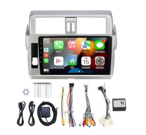 NAVIGATIE CARPAD ANDROID DEDICATA Toyota Land Cruiser Prado J150 2009 - 2013 ECRAN IPS 9" INTERNET WIFI SIM 4G PROCESOR OCTA CORE 3GB RAM 32GB MEMORIE SSD SUNET DSP DVR CARKIT BLUETOOTH CARPLAY ANDROID AUTO COOLER RACIRE MODEL KIT-347+EDT-M300