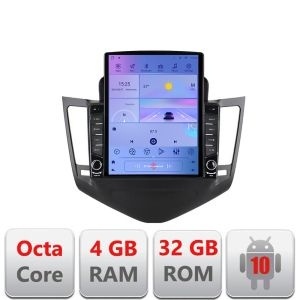 Navigatie Chevrolet Cruze 2009- G-045 ecran tip TESLA 9.7" cu Android Radio Bluetooth Internet GPS WIFI 4+32GB DSP 4G KIT-045+EDT-E709