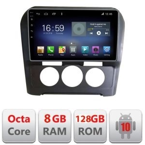 Navigatie Citroen C4 cu clima manuala 2015-2018 F-C4-AC Octa Core cu Android Radio Bluetooth Internet GPS WIFI DSP 8+1 KIT-C4-AC+EDT-E609
