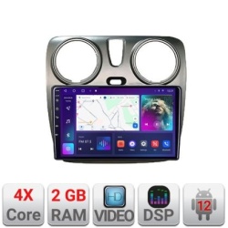 Navigatie Dacia Dokker Android radio bluetooth internet 2GB RAM A-dokker kit-dokker+EDT-E209v2