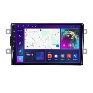 Navigatie Dacia dupa 2012 B-Dacia Android Ecran QLED octa core 4+64 carplay android auto KIT-Dacia+EDT-E309V3 - Img 2