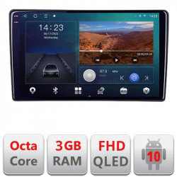Navigatie dedicata Citroen Berlingo 2008-2018 B-berlingo Android Ecran QLED octa core 3+32 carplay android auto kit-berlingo+EDT-E309V3