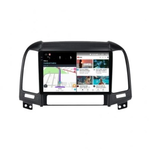 Navigatie dedicata cu Android Hyundai Santa Fe II 2006 - 2012, 8GB RAM, Radio GPS Dual Zone, Display 2K 360°, QLED 9.5" Touchscreen, Internet Wi-Fi si slot SIM 4G, Bluetooth, MirrorLink, USB, Waze - Img 8