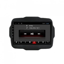 Navigatie dedicata cu Android Jeep Renegade dupa 2014, 2GB RAM, Radio GPS Dual Zone, Display HD IPS 9" Touchscreen, Internet Wi-Fi, Bluetooth, MirrorLink, USB, Waze