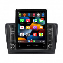 Navigatie dedicata cu Android Skoda Superb II 2008 - 2015, 2GB RAM, Radio GPS Dual Zone, Touchscreen IPS 9.7" HD tip Tesla, Internet Wi-Fi, Bluetooth, MirrorLink, USB, Waze