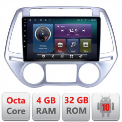 Navigatie dedicata Hyundai I20 2011-2014 manual si automat Android radio gps internet Octa core 4+32 Kit-i20-2012+EDT-E409