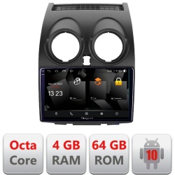 Navigatie dedicata Nakamichi Nissan Qashqai 5510-499 Android Octa Core 720p 4+64 DSP 360 camera carplay android auto KIT-499+NAM5510-A9Z