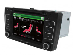 NAVIGATIE DEDICATA SKODA OCTAVIA 2 MODEL XTRONS PF710TSS ECRAN 7" MENIURI OEM DVD GPS CARKIT PRELUARE AGENDA TELEFONICA FARA RAMA ADAPTOARE