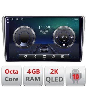 Navigatie dedicata Toyota Avensis 2003-2008 C-avensis03 Android Octa Core Ecran 2K QLED GPS 4G 4+32GB 360 kit-avensis03+EDT-E409-2K