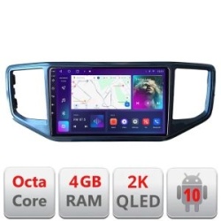 Navigatie dedicata VW Amarok Android ecran Qled 2K Octa core 4+32 KIT-amarok+EDT-E409-2K