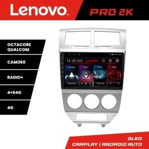 Navigatie Dodge Caliber 2006-2010 Lenovo Kit-caliber-06 8 core QLED 2K 4+64 360 Android Waze USB Navigatie Internet Youtube Radio KIT-caliber-06+PRO-2K-10-4+64