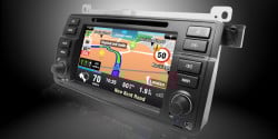 NAVIGATIE DYNAVIN N6-E46 DEDICATA BMW SERIA 3 E46 CARKIT PARROT DUAL RADIO TUNER AFISAJ OBC PDC CAMERA VIDEO CADOU MODEL PREMIUM