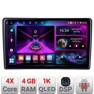 Navigatie Fiat Tipo 2015-2021 A-TIPO 4+64 InCell Display 1K Android Waze USB Navigatie Internet Youtube Radio KIT-TIPO+EDT-E209-RK