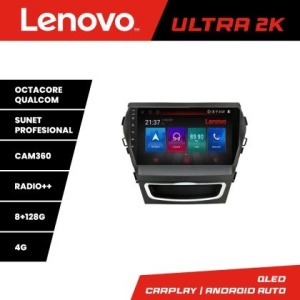 Navigatie HHyundai Santa Fe IX45 M-209 Octa Core Android Radio Bluetooth GPS WIFI/4G DSP 2K 8+128GB 360 Toslink KIT-209+ULTRA-2K-9-8+128