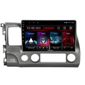 Navigatie Honda Civic Sedan Lenovo Kit-044 8 core QLED 2K 4+64 360 Android Waze USB Navigatie Internet Youtube Radio KIT-044+PRO-2K-10-4+64 - Img 2
