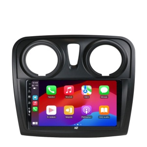 Navigatie HUB64 Dacia Logan / Sandero, 4GB RAM, Android 13, Quadcore, DSP, GPS, Wi-FI, Carplay, Android Auto, USB, Bluetooth, Waze, Touchscreen, 9 inch - Img 4
