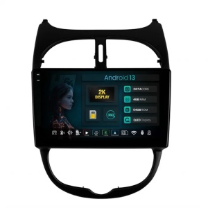 Navigatie HUB64 Peugeot 206 (1998-2012), 6GB RAM, Android 13, Octacore, Slot Sim 4G, DSP, GPS, Wi-FI, Carplay, Android Auto, USB, Bluetooth, Waze, Touchscreen, 9 Inch - Img 3