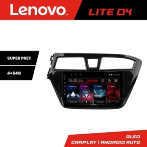 Navigatie Hyundai i20 2015-2018 Lenovo Kit-517 4+64 GB Android Waze USB Navigatie Internet Youtube Radio KIT-517+LITE-D4-9-4+64
