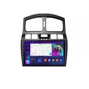 Navigatie Hyundai Santa Fe 2000-2006 Android Ecran QLED octa core 4+64 carplay android auto - Img 2