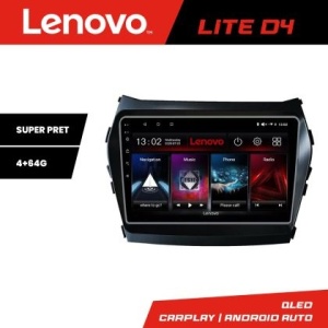 Navigatie Hyundai Santa Fe IX45 2012-2017 Lenovo Kit-209 4+64 GB Android Waze USB Navigatie Internet Youtube Radio KIT-209+LITE-D4-9-4+64