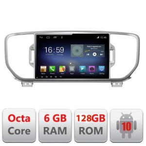Navigatie KIA SPORTAGE 2016-2018 Manual F-576 Octa Core cu Android Radio Bluetooth Internet GPS WIFI DSP 8+128GB 4G KIT-576+EDT-E609