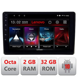 NAVIGAȚIE LENOVO ANDROID 10 DEDICATĂ AUDI A4 B6 B72002-2008/ SEAT EXEO 2009- ECRAN CAPACITIV OCTACORE 2GB RAM 32 GB ROM DVR CARKIT BLUETOOTH MIRROR LINK MODEL LENOVO KIT-050+EDT-E509
