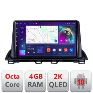 Navigatie Mazda 3 2014-2019 C-463 Android Octa Core Ecran 2K QLED GPS 4G 4+32GB 360 KIT-463+EDT-E409-2K KIT-463+EDT-E409-2K