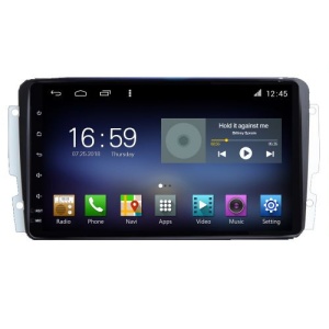 Navigatie Mercedes C 2001-2004 Vito Viano 2004-2006 C W203 intre 2000-2004, CLK W209 intre 2003-2006 F-171 Octa Core cu Android Radio Bluetooth Internet GPS WIFI DSP 8 KIT-171+EDT-E609 - Img 2