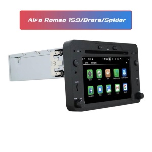 NAVIGATIE OEM LOOK CU DVD ANDROID DEDICATA ALFA ROMEO 159 SPIDER BRERA ECRAN IPS 7" INTERNET 4G OCTACORE 4GB + 64GB SUNET DSP DVR CARKIT BLUETOOTH GPS COMENZI PE VOLAN ANDROID AUTO CARPLAY WIRELESS