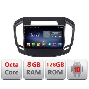 Navigatie Opel Insignia 2013-2017 Bose F-338 Octa Core cu Android Radio Bluetooth Internet GPS WIFI DSP 8+128GB 4G KIT-338+EDT-609