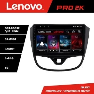 Navigatie Opel Karl 2017- Lenovo Kit-karl 8 core QLED 2K 4+64 360 Android Waze USB Navigatie Internet Youtube Radio kit-karl+PRO-2K-10-4+64