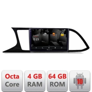 Navigatie Seat Leon MIB Quad Core 5510-306 Android Octa Core 720p 4+64 DSP 360 camera carplay android auto KIT-306+NAM5510-A9Z