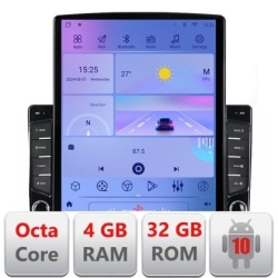 Navigatie Skoda Kodiaq H-kodiaq ecran tip TESLA 9.7" cu Android Radio Bluetooth Internet GPS WIFI 4+32GB DSP 4G Octa C KIT-KODIAQ+EDT-E710