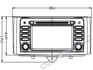 Navigatie Smart For Two For Four 2005-2010 A-SMART05 4+64 InCell Display 1K Android Waze USB Navigatie Internet Youtube Radio KIT-smart05+EDT-E209-RK - Img 16