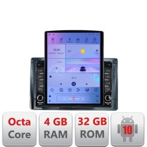 Navigatie Toyota 2DIN G-TY2DIN ecran tip TESLA 9.7" cu Android Radio Bluetooth Internet GPS WIFI 4+32GB DSP 4G Octa Co KIT-TY2DIN+EDT-E709
