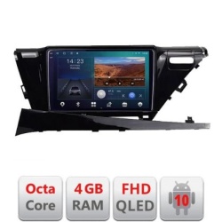 Navigatie Toyota Camry 2017-2021 V1 Android Ecran QLED octa core 4+64 carplay android auto kit-camry-2018+EDT-E310V3 kit-camry-2018+EDT-E310V3