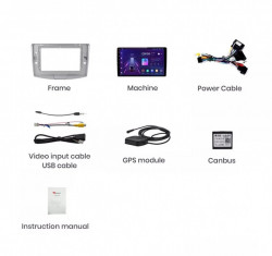 Navigatie VW Passat B6, Passat B7, Passat CC, Android 11, 1GB RAM, 10.2 inch, Wifi, Youtube, Google maps, Waze, Bluetooth