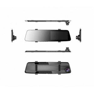 Oglinda cu DVR Ecran de 4.3" Camera fata FullHD si marsarier, unghi 170 grade, Model CarVision DVR R-01