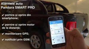 PANDORA SMART PRO SISTEM DE ALARMA AUTO PRIN GSM 3G BLUETOOTH GPS SI CONEXIUNI CAN (MODUL PORNIRE MOTOR OPTIONAL) - Img 4