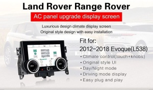 Panou Clima Digitala Controler Climatronic  Dedicat Range Rover Evoque L538 2012-2018 full digital touchscreen ecran de 7