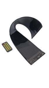 Panou LED RGB Devil Eyes auto, ochi camion, control APP 595x120 mm