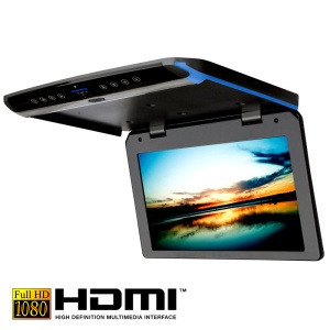 PLAFONIERA AUTO AMPIRE OHV156-HD FULL HD CU ECRAN DE 36,9CM (15,6") SI PLAYER USB SAU HDMI