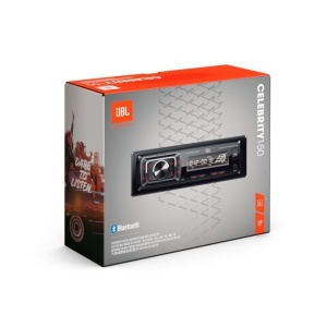 Player auto 1 DIN JBL Celebrity 150, 4 X 50W, Bluetooth, A2DP, USB, SD Card, AUX, Leduri Rosii