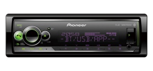 Radio MP3 auto Pioneer MVH-S520BT, 1DIN, Bluetooth, Spotify, 4x50W, USB, compatibil cu dispozitive Apple/Android, iluminare Multicolor - Img 2